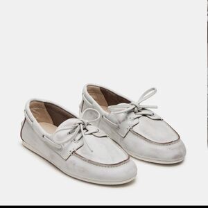 Steve Madden NWT White Leather Loafers for Women Size 8